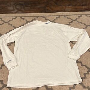 vtg fruit of the loom Nokia embroidered turtle neck size XL white